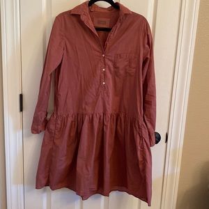 GRAYSON Changemaker Dress rosewood Tissue Cotton size 01 (xsmall)